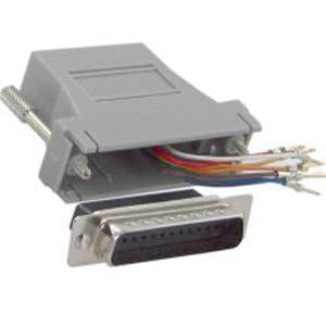 DB25 Male to RJ45 Modular Adapter