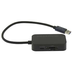 USB 3.0 3-Port Hub with SD/TF Reader