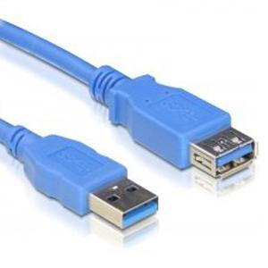 3Ft USB 3.0 Cable A-Male to A-Female Extension Cable Blue
