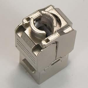 Cat6a 180 Degrees Shielded RJ45 Keystone Jack