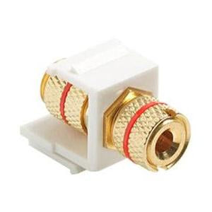 Banana Plug Keystone Insert Red