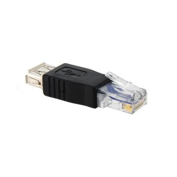 USB Female to RJ45 Ethernet Male Adapter