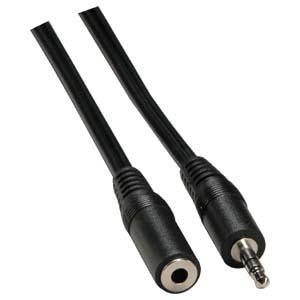 100Ft 3.5mm Stereo M/F Speaker/Headset Cable