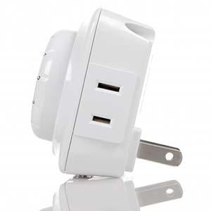 Mechanical Coundown Timer 12 Hour 2-Prong Outlet