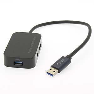 USB 3.0 3-Port Hub with SD/TF Reader
